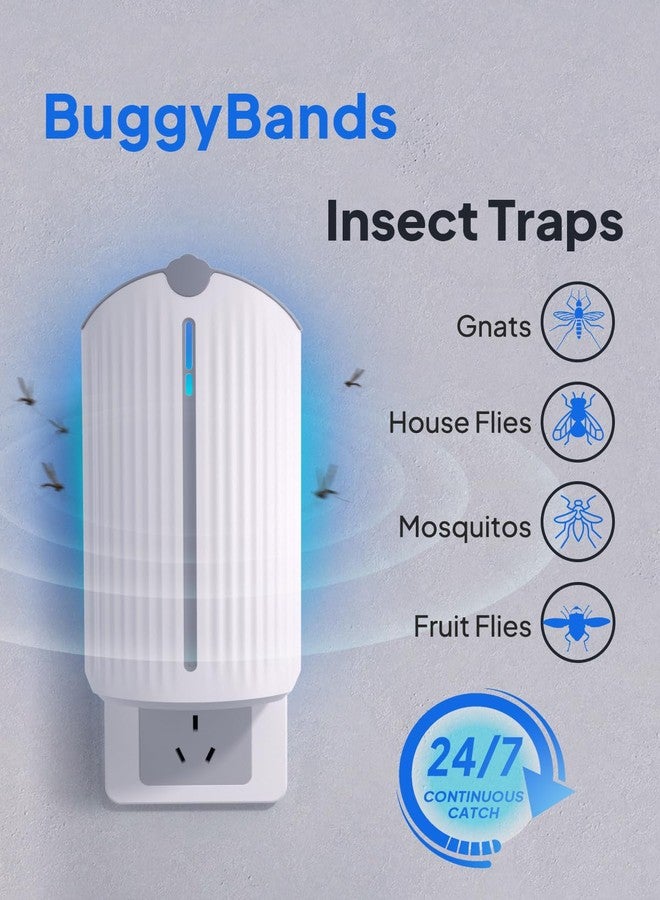 BuggyBands 12 Pack Refill Cartridges Compatible with ZEVOPlug-in Light M364, M364A & Max - Flying Insect Trap Replacement Kit for Indoor Use (12 Refill Cartridge) - Image 2