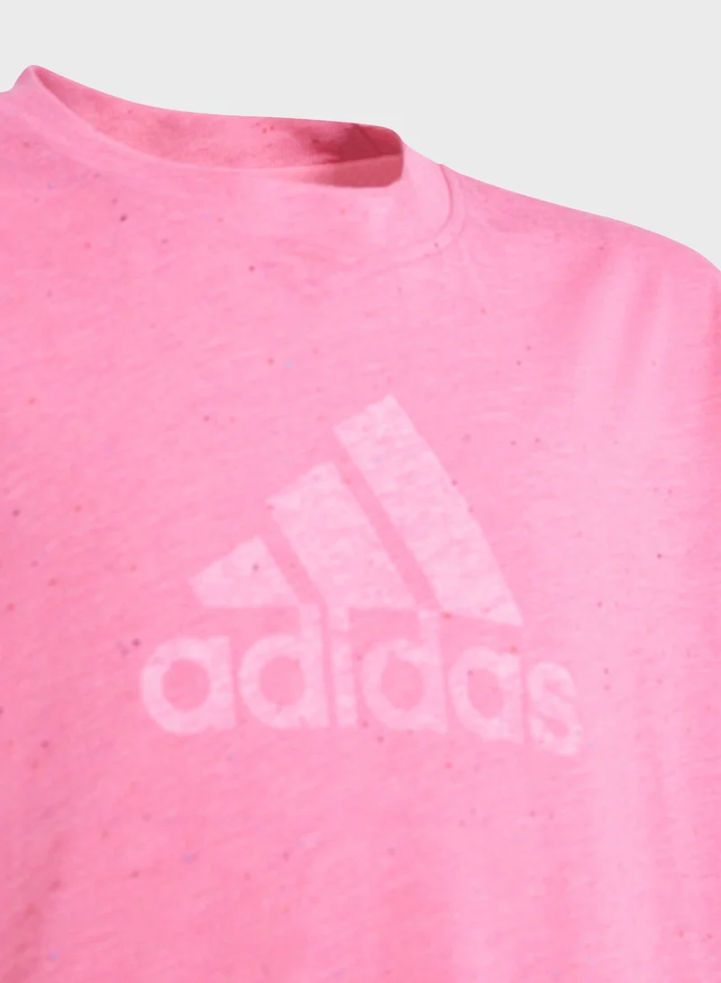 Adidas Kids Future Icon Big Logo T-Shirt