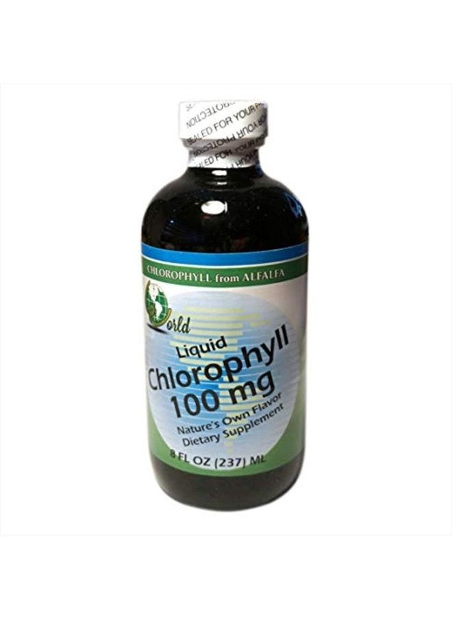 World Organic - Chlorophyll Liquid 100mg, 8 oz liquid - Image 1