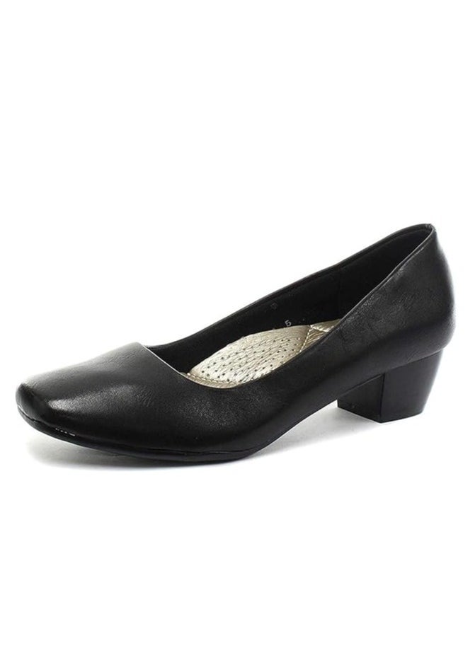 BOULEVARD Boulevard L402A Womens Low Heel Plain Court Shoes Size 4  - Image 2