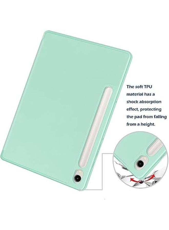 إيروريكس جراب متوافق مع Samsung Galaxy Tab S9 Plus 2023 مقاس 12.4 بوصة (Sm X810 Sm X816B Sm X818U) غطاء خلفي ناعم من مادة TPU رفيع للغاية مع حامل قلم لجهاز Galaxy Tab S9 Plus يدعم الإيقاظ التلقائي والنوم - Image 4