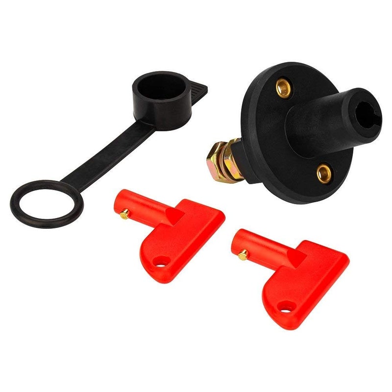 Jtron مفتاح فصل بطارية السيارة 12 فولت 200 أمبير معزول بطارية RV مع 2 مفتاح للسفينة والقارب واليخت الصغير والكامبر والشاحنة - Image 4