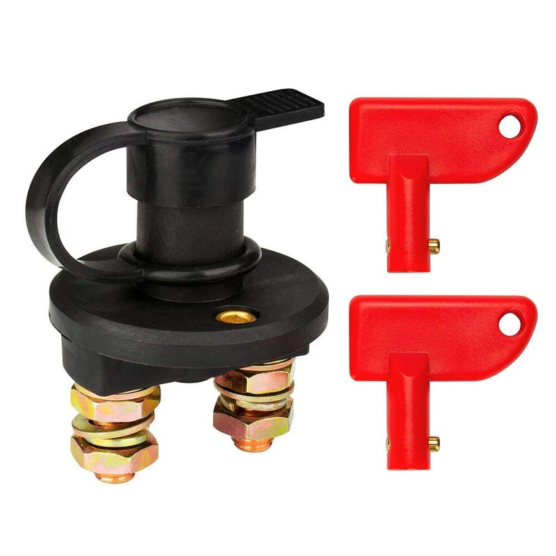 Jtron مفتاح فصل بطارية السيارة 12 فولت 200 أمبير معزول بطارية RV مع 2 مفتاح للسفينة والقارب واليخت الصغير والكامبر والشاحنة - Image 2