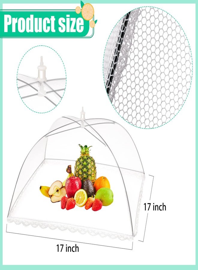 ZAUGONTW 10 Pack Food Cover Tents, Food Covers for Outdoors, Pop-Up Tents, Mesh Tent, Reusable and Collapsible Outdoor Picnic Covers Net, Suit for Parties Picnics, BBQs, Fruit Cover - Image 3