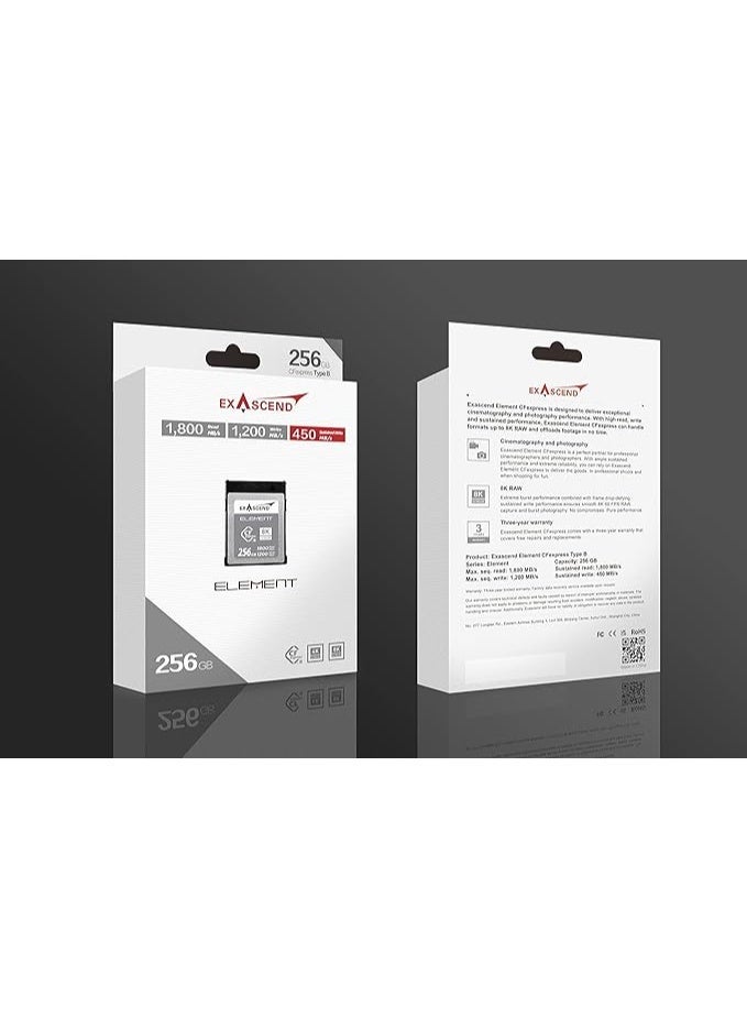 Exascend  Element 256GB CFexpress Type B Memory Card - Image 4