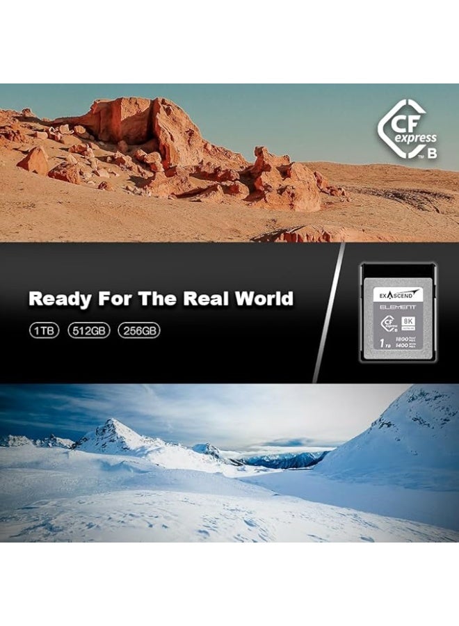 Exascend  Element 256GB CFexpress Type B Memory Card - Image 3