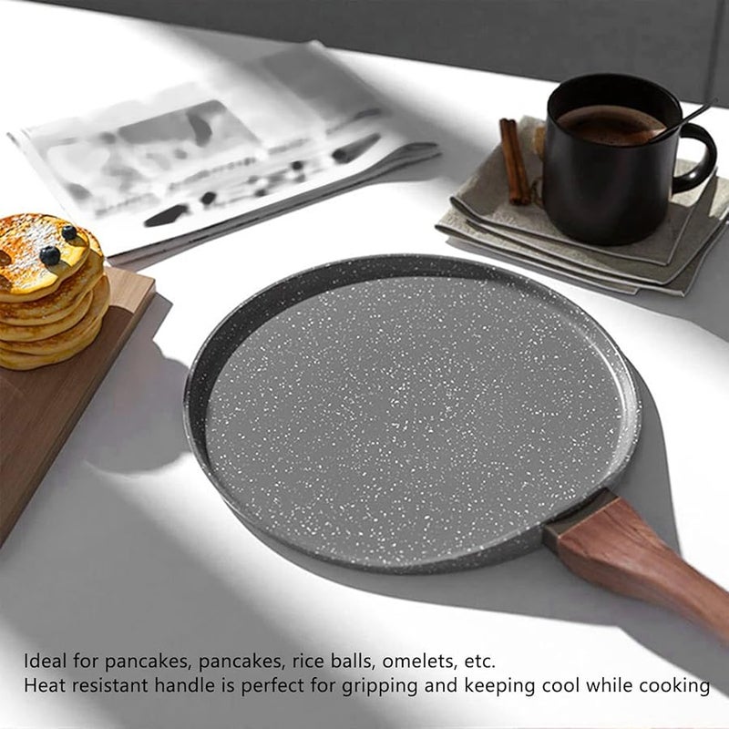 Magnetic Base Non Stick Egg Frying Pan 24cm Aluminum Alloy For Gas Induction Cooktop - Image 4