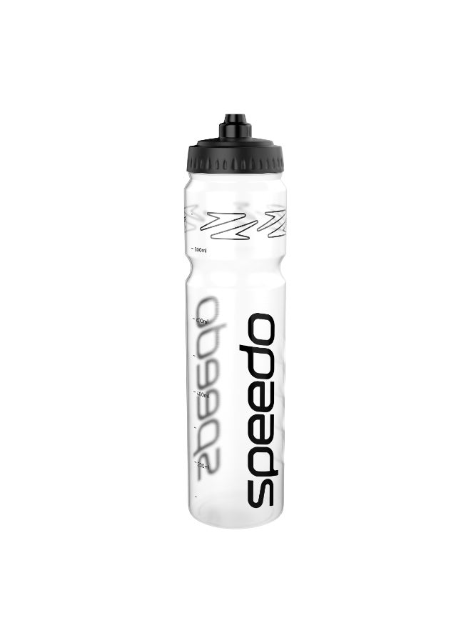 speedo 1Ltrwaterbottleclearblack, Onesz - Image 2