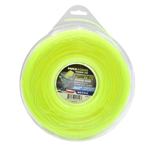MaxPower 338812 .065-Inch Premium Twisted Trimmer Line, 420-Foot Length,Yellow - Image 1