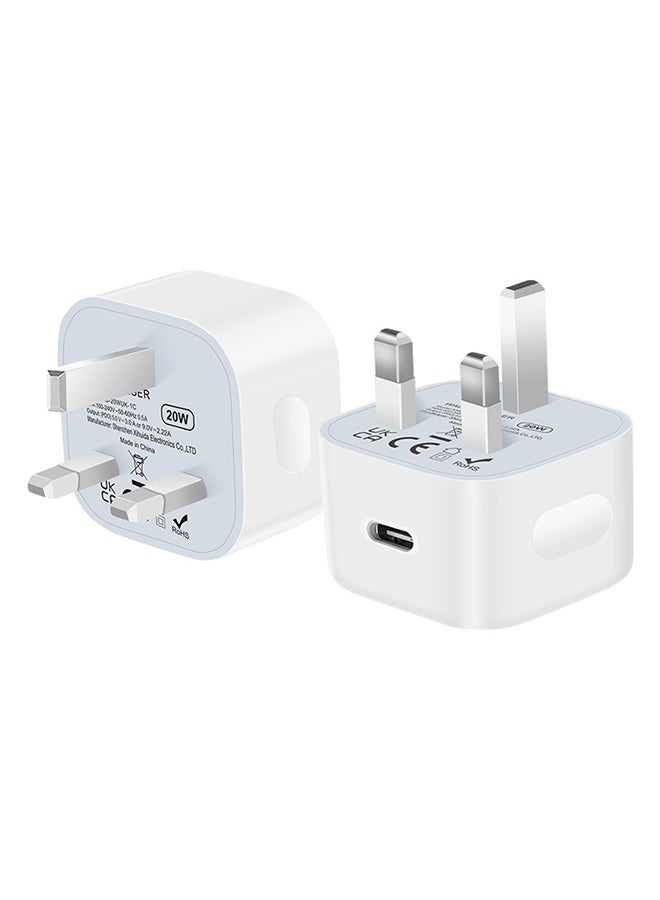 Gasin iPhone 20W Fast Charger, USB C Wall Fast Charger Adapter, Compatible with iPhone 14/14 Pro/14 Pro Max/13/12/SE2020/11/XR/XS Max/X/iPad - Image 3