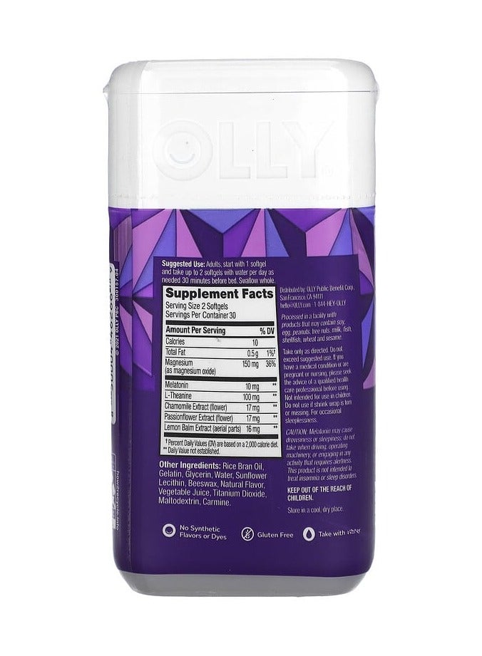 OLLY Ultra Strength Sleep Melatonin 10 mg - 60 Softgels - Image 2