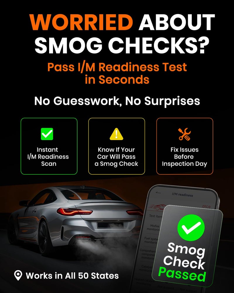 ANCEL BD310 OBD2 Scanner & Engine Code Reader - Advanced Battery Test, Trip Analysis, Performance Test, Bluetooth Diagnostic Tool for Android & iPhone - Works for All 1996+ Vehicles - Image 5