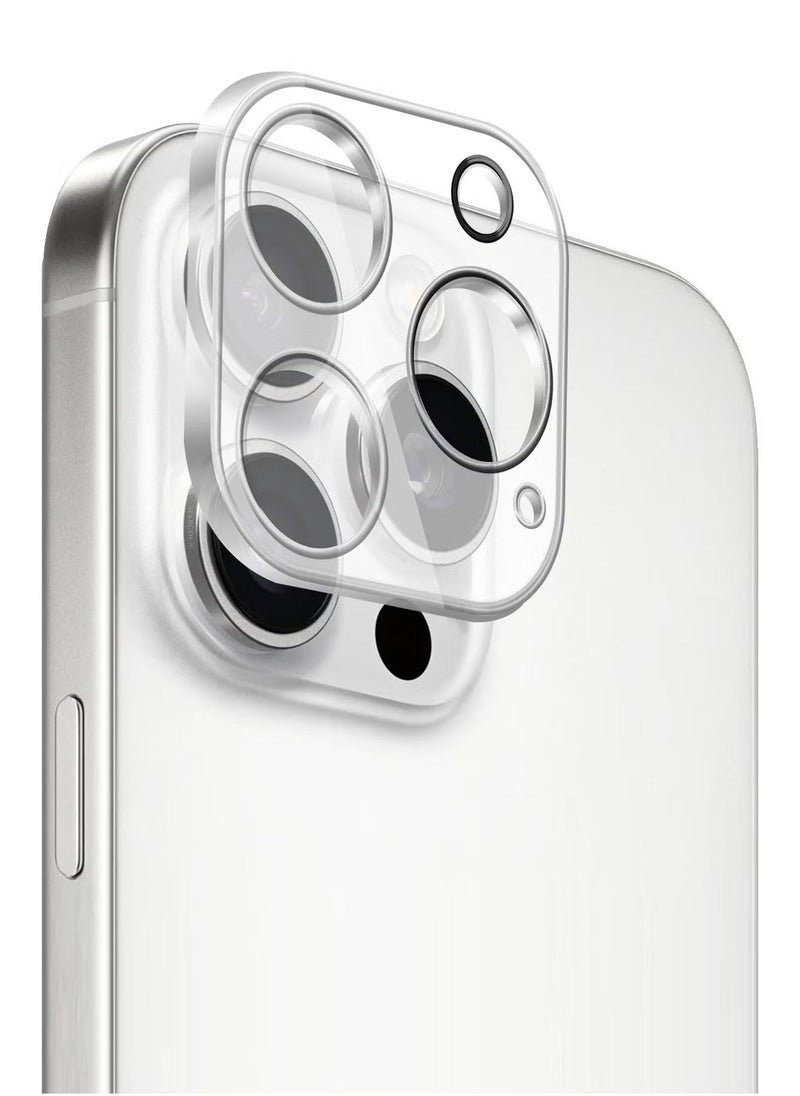 Raxoom iPhone 16 Pro Max Camera Lens Protector â€“ Ultra HD Tempered Glass, 9H Hardness, Anti-Scratch, Case Friendly, Easy Installation Clear Lens Cover - Image 1