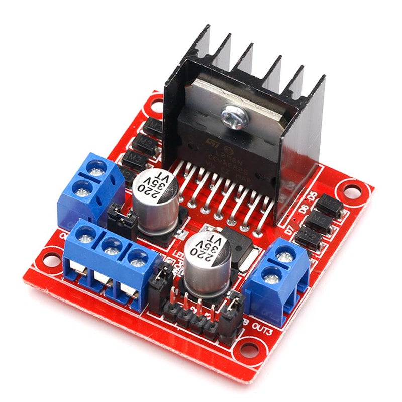 AiTrip 4 Pack L298N Motor Drive Controller Board DC Dual H-Bridge Robot Stepper Motor Control and Drives Module for Arduino Smart Car Power Compatible with Arduino UNO MEGA R3 Mega2560 - Image 3