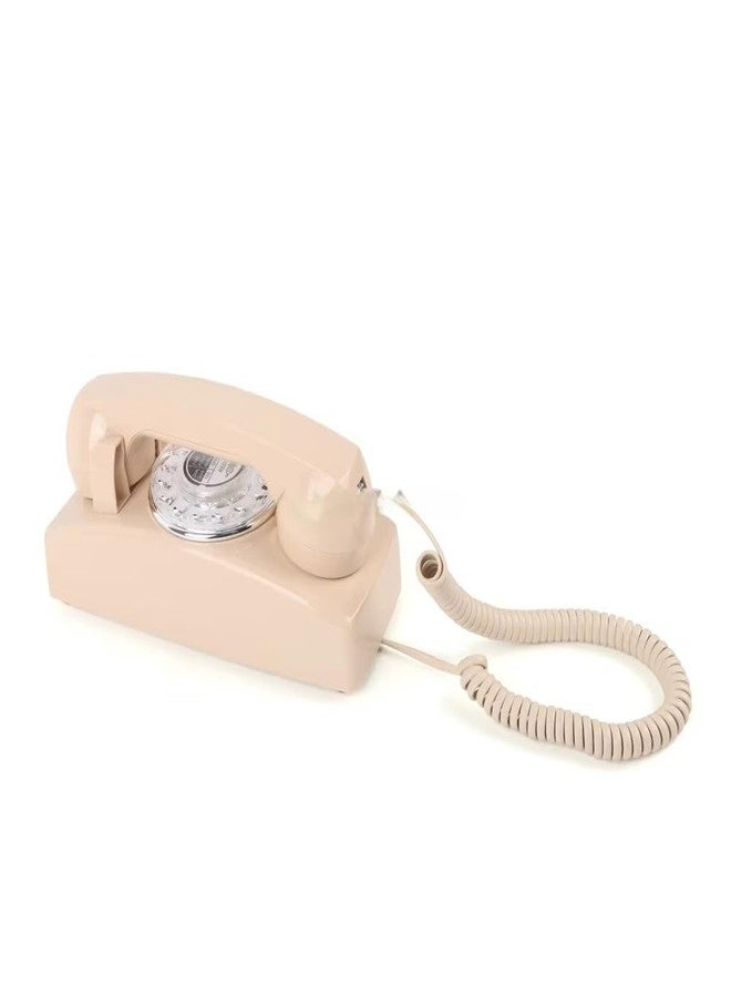 TelPal Corded Vintage TRIMLINE Home Phone, Easy Wall-Mount Landline Phone, Antique Rotary Dial Senior Phones,Last Number Redial, Loud Bell,Retro Working Wall Telephones for Home/Office/Hotel/School - Image 5