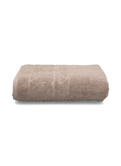 Cannon Highly Absorbent Premium Quality Jacquard Beach Towel Beige 100 x 150 cm  - Image 1