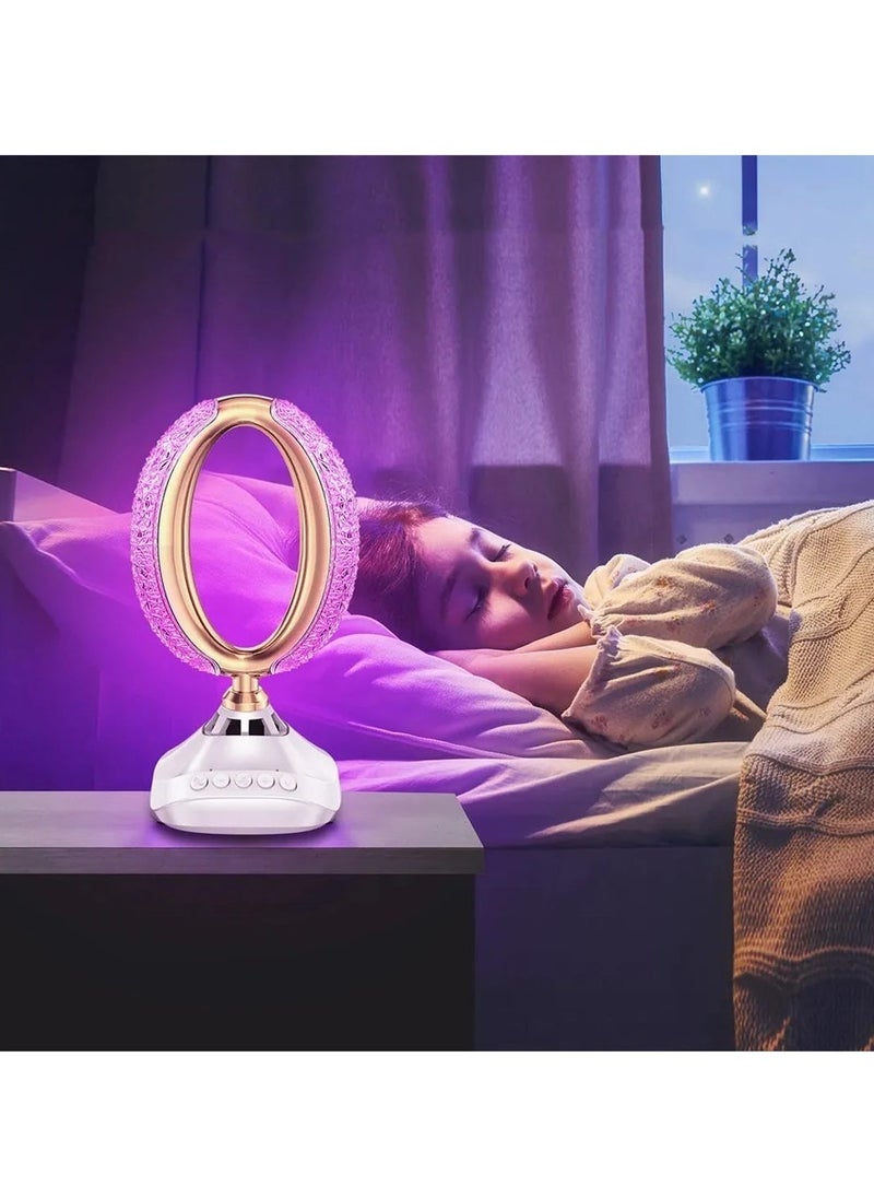 The Ultimate Quranic Speaker 2023 - Enchanting Lighting, Multiple Recitations, and Modern Acrylic Design Controlled by Mobile APP, Remote, Manual Button