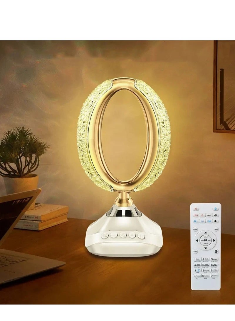 The Ultimate Quranic Speaker 2023 - Enchanting Lighting, Multiple Recitations, and Modern Acrylic Design Controlled by Mobile APP, Remote, Manual Button