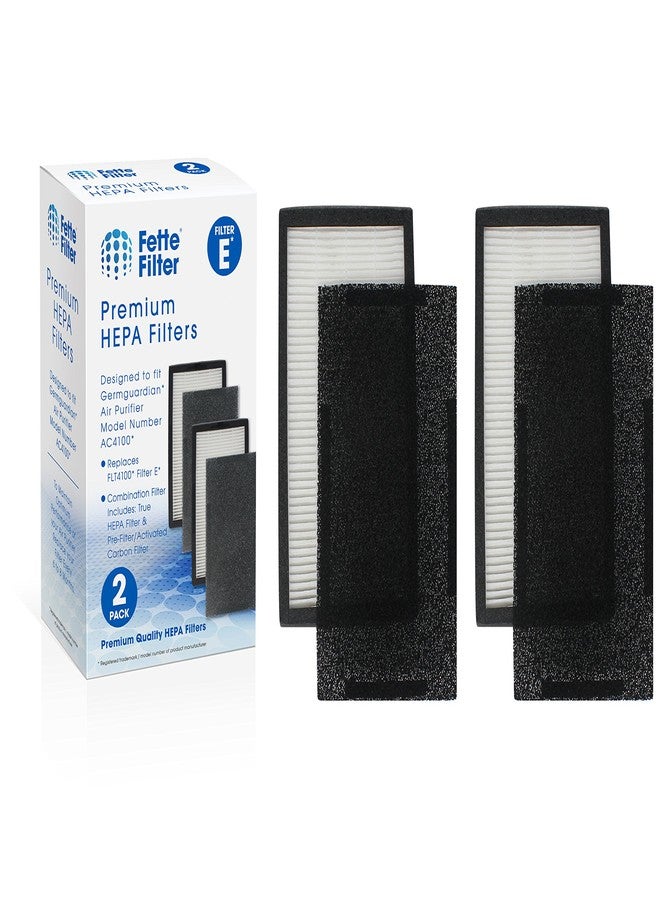 فيتي فلتر فلتر فيت - فلتر هيبا حقيقي متوافق مع أجهزة تنقية الهواء من طرازات GermGuardian FLT4100 AC4100/AC4150BL/AC4150BL (فلتر E) - Image 1