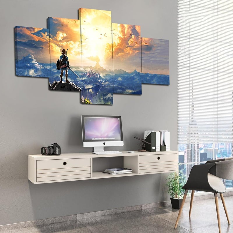 KAIWALK Breath of The Wild Poster Video Game HD Print on Canvas Painting Wall Art for Living Room Decor Boy Gift (With Frame) - Image 3