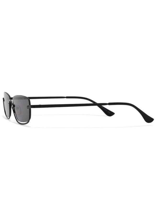 BlackOut Unisex Intrigue Rectangle Sunglasses - Image 3