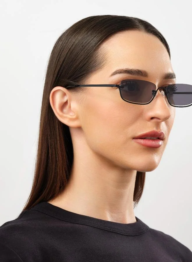 بلاك أوت BlackOut Unisex Intrigue Rectangle Sunglasses