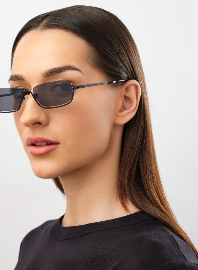 BlackOut Unisex Intrigue Rectangle Sunglasses - Image 5