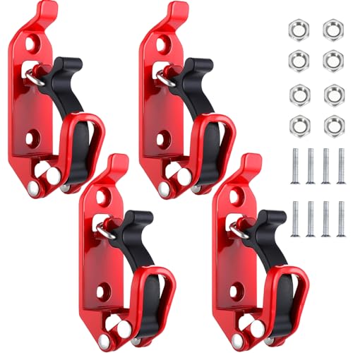 YSaekYeo 4 Pcs Shovel Mount for Roof Rack Metal Rubber Clamps Wall Mounting Brackets Quick Release Axe Holder Mount Kit Car Accessories for Roof Rack Truck Boats Military Equipment and Tools - Image 1