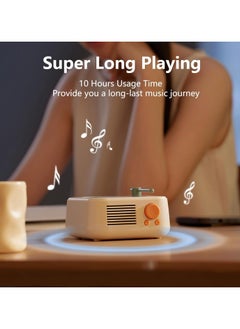 General Retro bluetooth speaker, old-fashioned classic style bluetooth speaker, vinyl record player style bluetooth speaker, suitable for office home decoration, birthday gift ideas  - Image 4