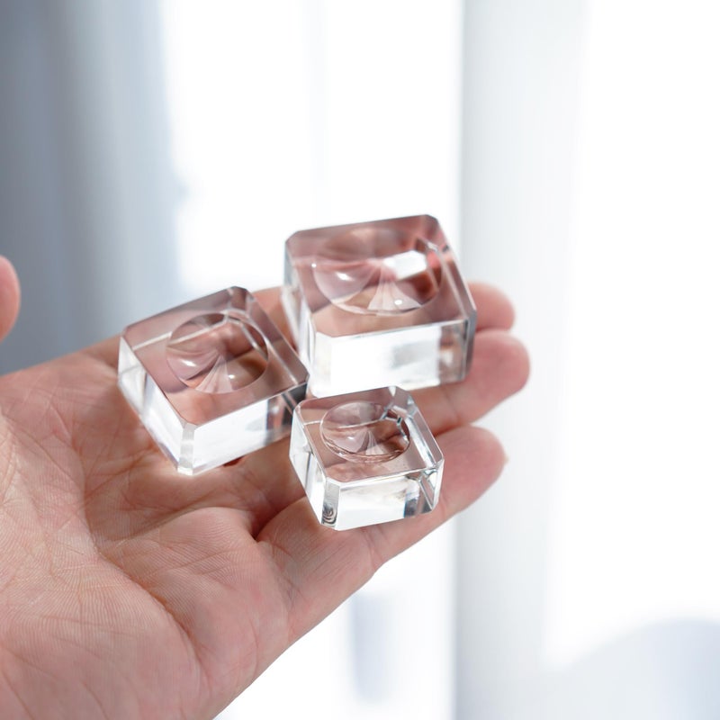 Zeershee 6 Pack Square Crystal Display Rights لكرات الليزر ثلاثية الأبعاد 6pcs. - Image 5