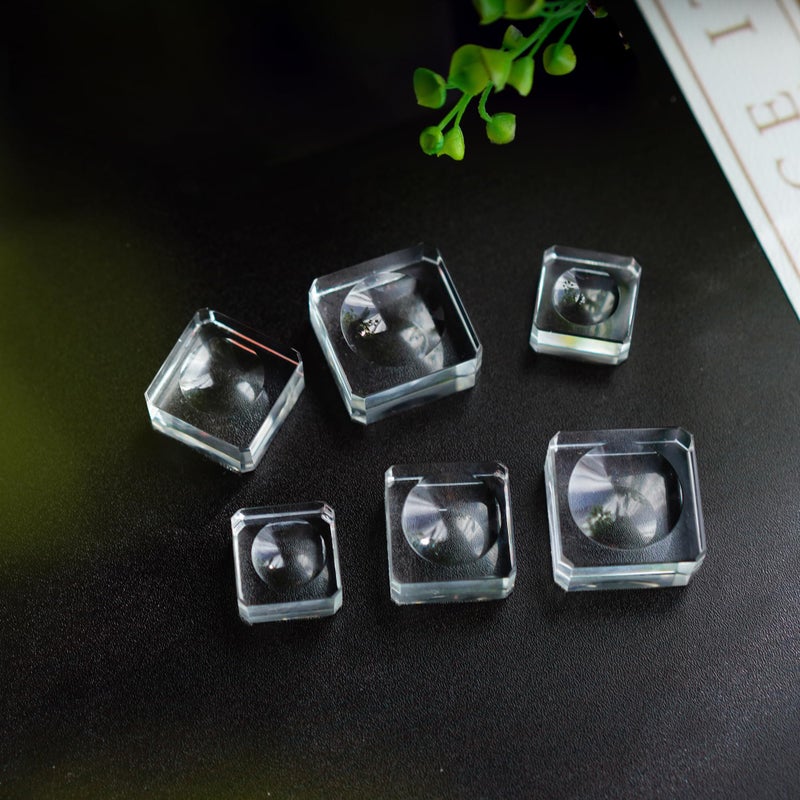Zeershee 6 Pack Square Crystal Display Rights لكرات الليزر ثلاثية الأبعاد 6pcs. - Image 4
