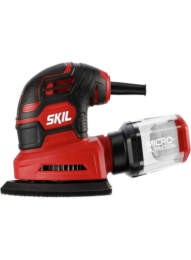 SKIL Corded Detail Sander, Includes 3pcs Sanding Paper and Dust Box - SR250801 - Image 1