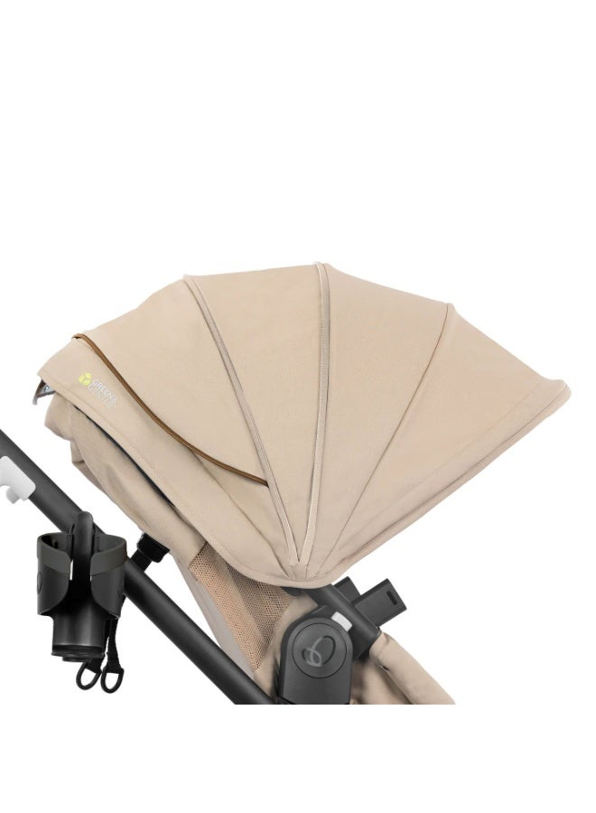 Evenflo - Shyft Intuiti+ Travel System featuring Revolve180 LiteMax NXT Rotating Infant Car Seat with SensorySoothe -Travertine - Image 5