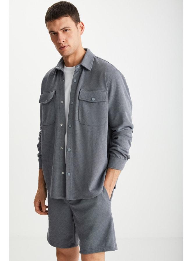 GRIMELANGE RAMADANP015 Grey Shirt - Image 3