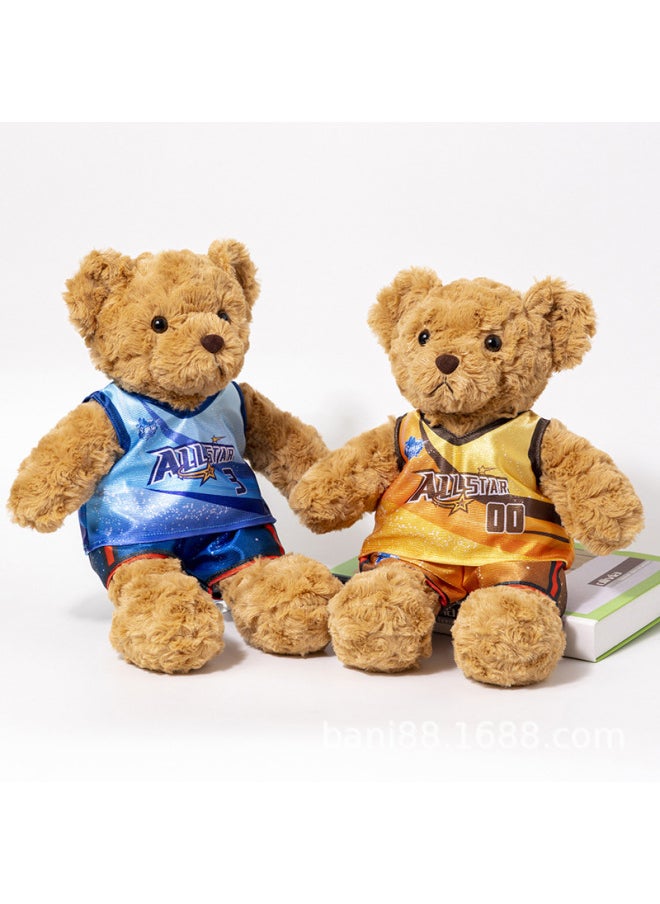 Generic - Jersey Doll CBA Star Player Teddy Bear Commemorative Doll Zhao Rui Hu Mingxuan Xu Jie Plush Toy Gift-Color:Lin Wei-Height:25cm - Image 1