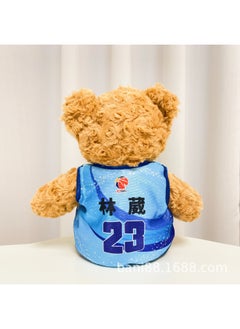 Jersey Doll CBA Star Player Teddy Bear Commemorative Doll Zhao Rui Hu Mingxuan Xu Jie Plush Toy Gift-Color:Lin Wei-Height:25cm