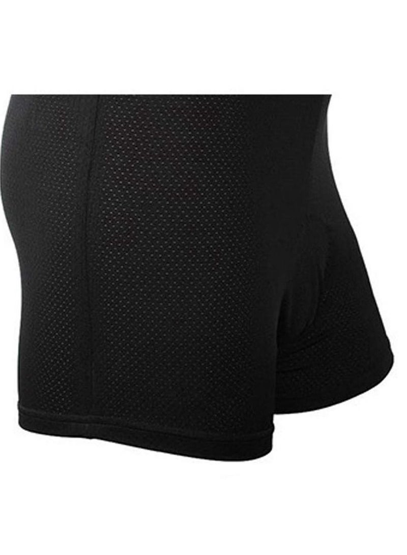 SYOSI SYOSI Bike Cycling Shorts, Cycling Underwear Shorts for Men, 3D Padded MTB Liner Biking Shorts for Mountain Bike Race Bike Marathon, Size L:Waist 39in, Length 11in, Leg Circumference 17in (Blue)  - Image 4