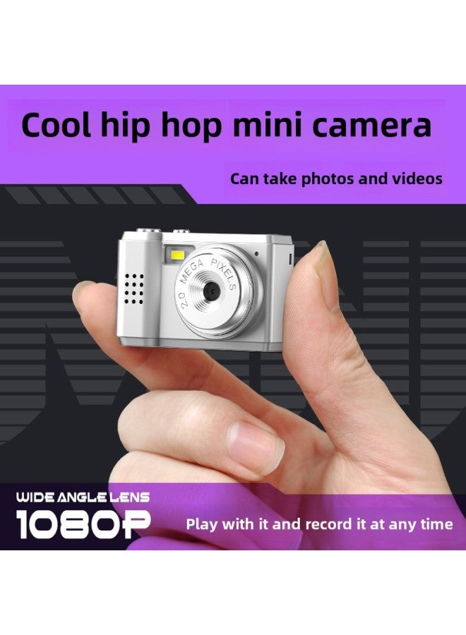 Mini Mini Small Camera Paraphernalia Photographable HD Pixel Student Party Campus Special Ccd Female-Color:Black Y5 Small Camera  - Image 1