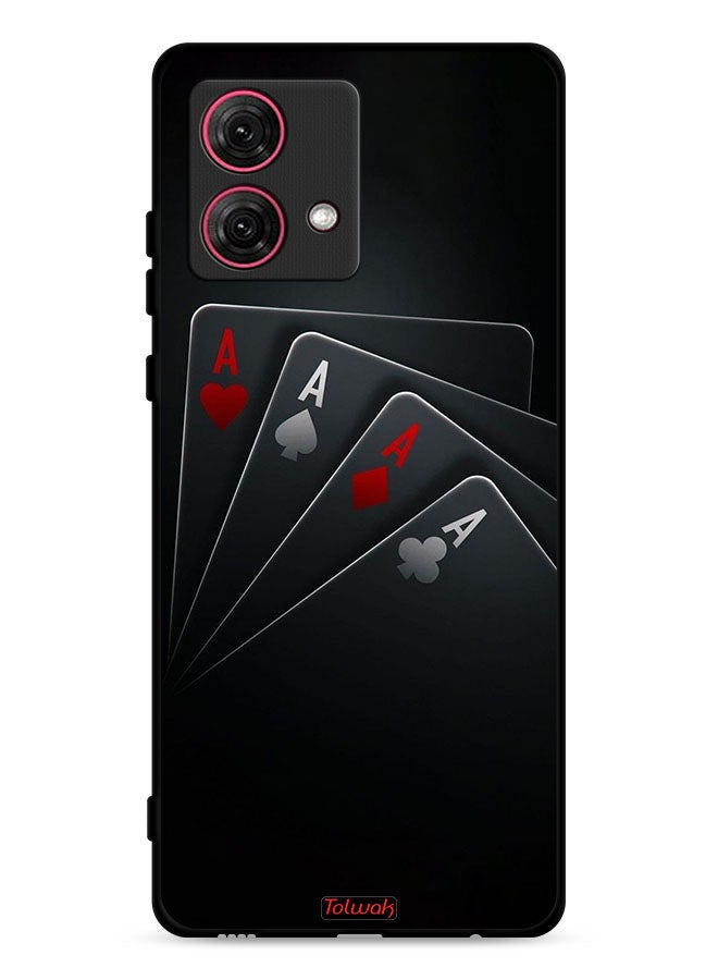 Tolwak Motorola Moto G84 5G Protective Case Cover Cards A - Image 1