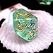 Haxtec Light Green DND Dice Set 7PCS Filled Resin Polyhedral DD Dice WIridescent Mylar Inclusion for Roleplaying Games Compatible with Dungeons and Dragons Gift - Image 4