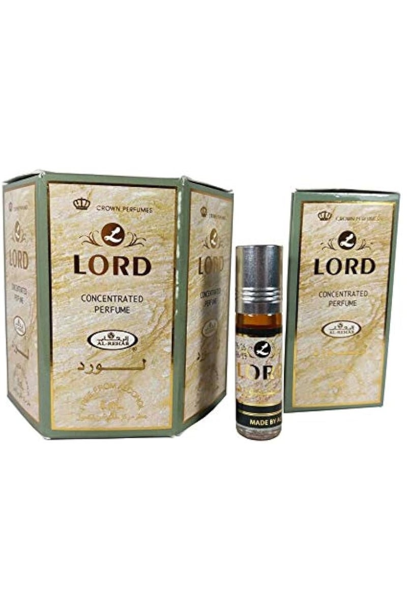 الرحاب للعطور زيت عطري لورد أو دي بارفان 6 مل (عبوة من 6 قطع) - Image 1