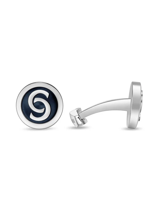 CERRUTI 1881 Orlando Cufflinks with Double C Logo Detail