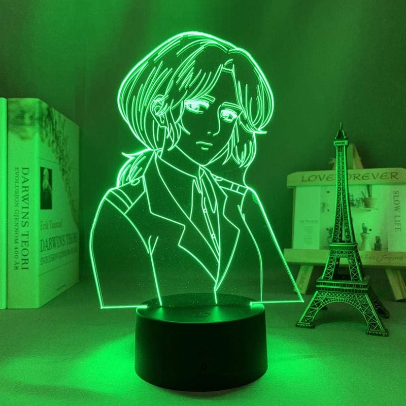3D Animation Illusion Night Light Attack On Titan Pieck Finger Lamp for Bedroom Decor Birthday Gift Manga Attack On Titan Pieck Finger Lamp - Image 3