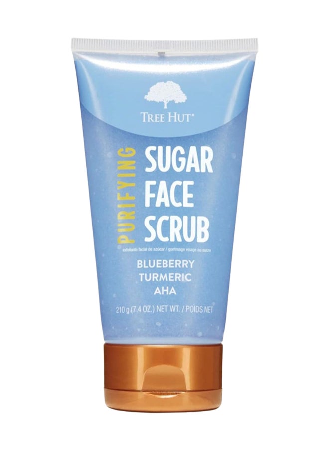 Tree Hut - Tree Hut Purifying Sugar Face Scrub, Infused With Blueberry Turmeric Aha, Purifying - Image 1