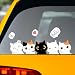 Murimt Say Hello Cat Funny Decals for Cars Cover Scratches Car Sticker and Decals Funny Bumper Decal for AutoTruckMotorcycleWallWindow - Image 2