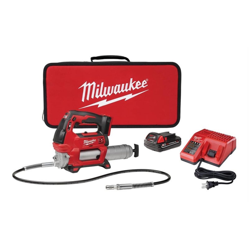 Milwaukee M18 Cordless 2-Speed Grease Gun Kit - No. 2646-21CT - Image 4