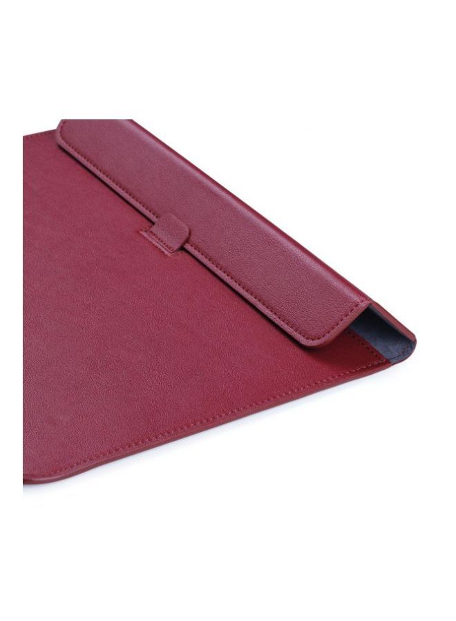NIBEMINENT Protective Sleeve For Apple MacBook Pro Retina 15.4-Inch Wine Red - Image 4