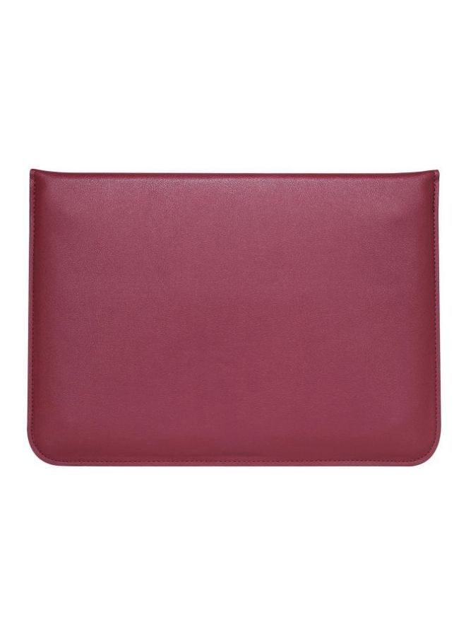 NIBEMINENT Protective Sleeve For Apple MacBook Pro Retina 15.4-Inch Wine Red - Image 2