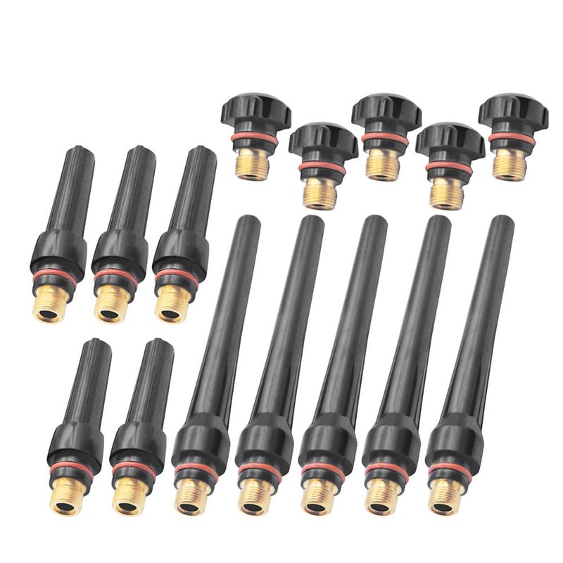 ZYAMY 15PCS TIG Welding Cups Back Cap Torch Kit Welding Back Caps 57Y02 57Y03 57Y04 TIG Torch Accessories For WP171826 Welding Torch - Image 3