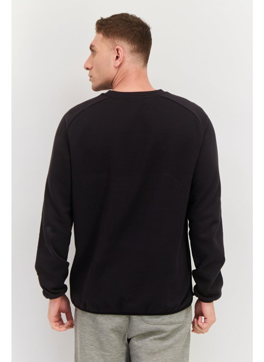 PUMA Men Sportswear Fit Quilted Outdoor Sweatshirts, Black  - Image 3
